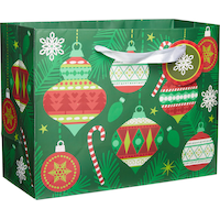 Christmas Ornament Gift Bag, Small Front_Angled_Right