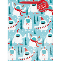 Sac-cadeau de Noël Yéti Front_Flat