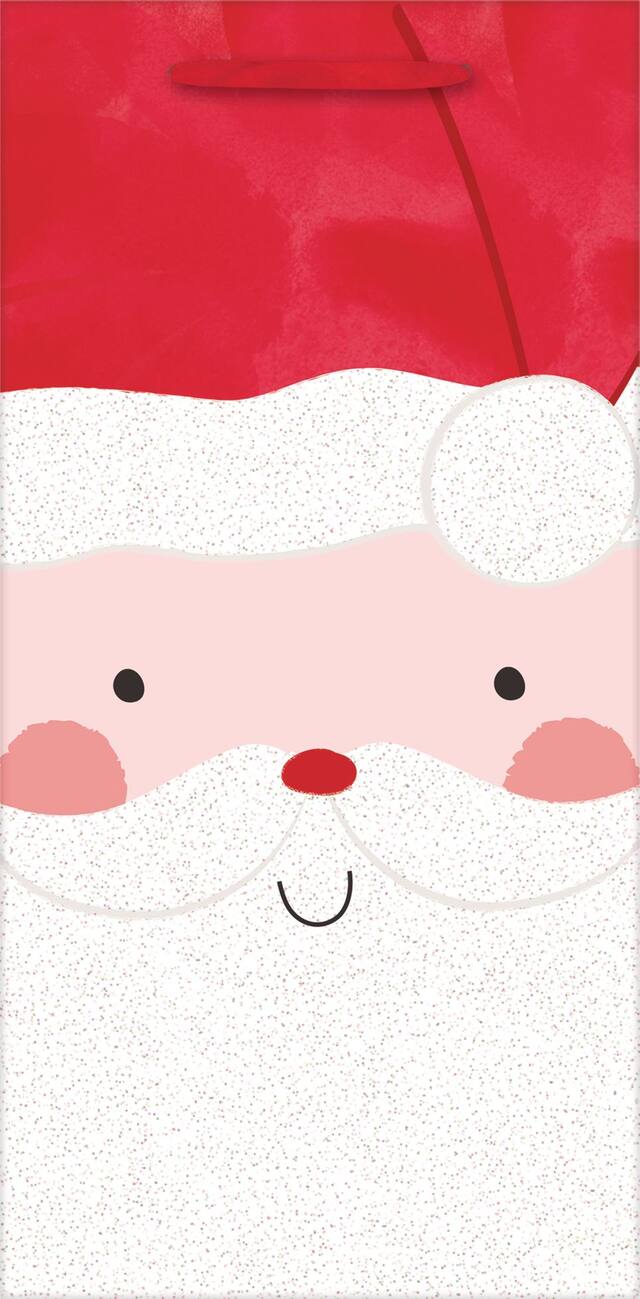 Jolly Santa Gift Bag Front_Flat