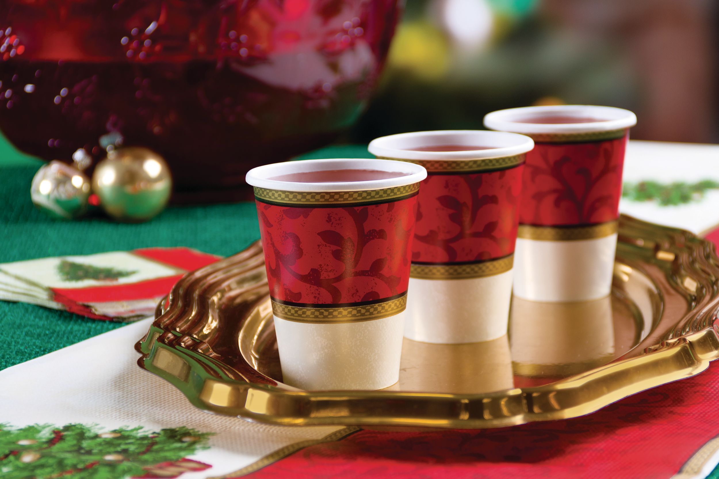 Classic Christmas Tree Dinner Plates, 8-pk Composite_or_Mixed