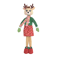 Standing Reindeer Decoration Front_Flat