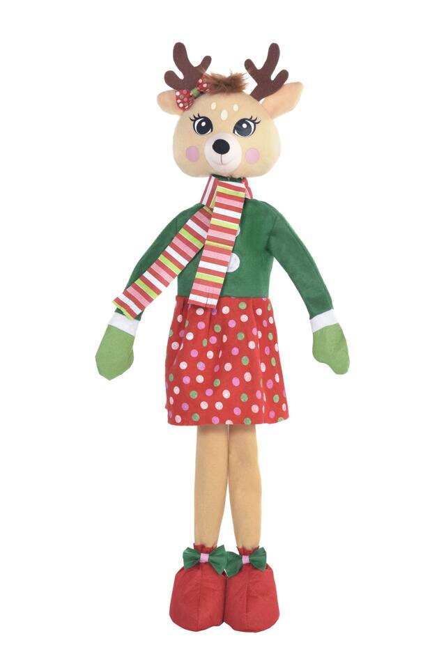 Décoration de renne debout Front_Flat