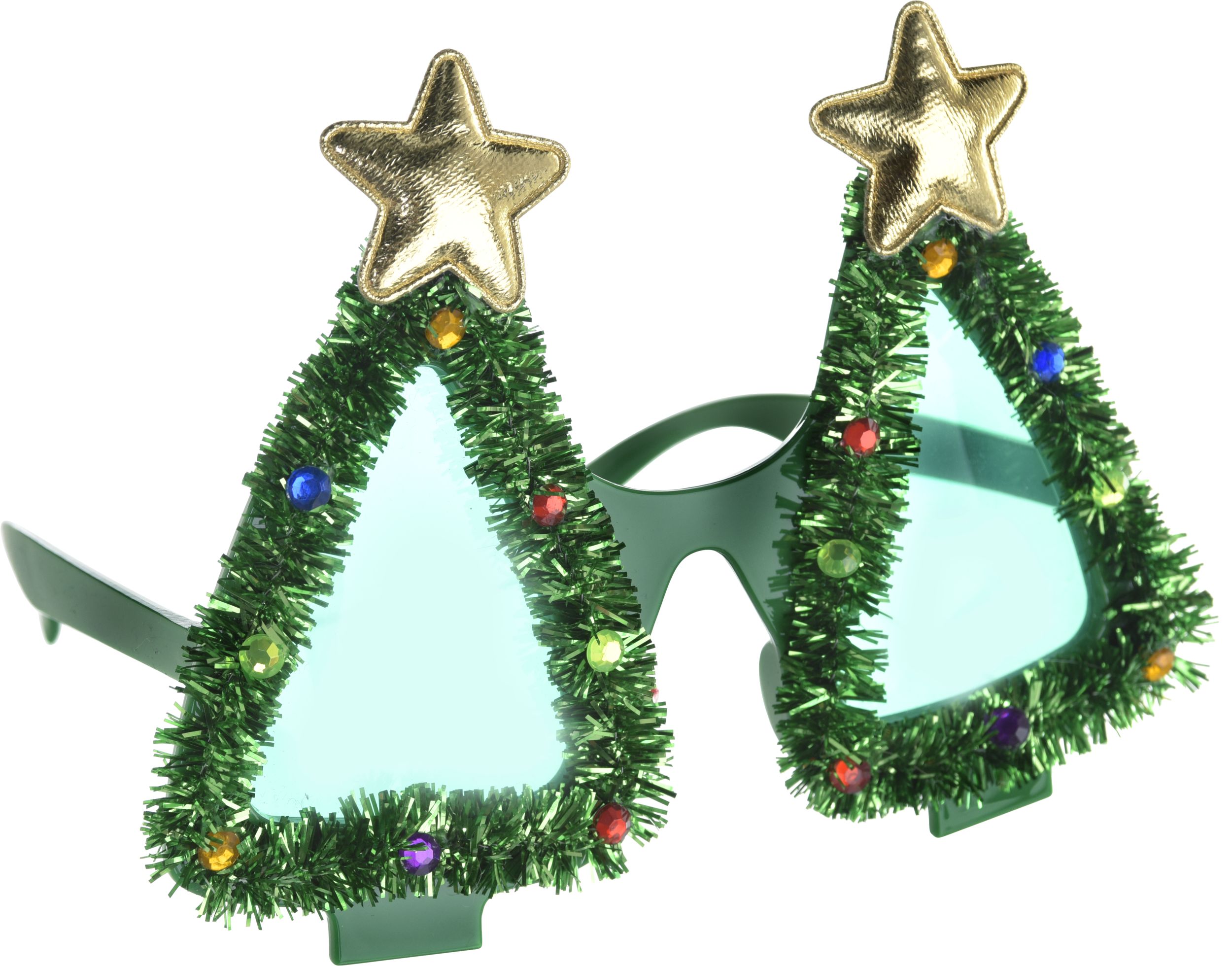 Tinsel Christmas Tree Sunglasses Front_Angled_Right