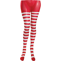 Candy Stripe Child Tights Front_Elevated