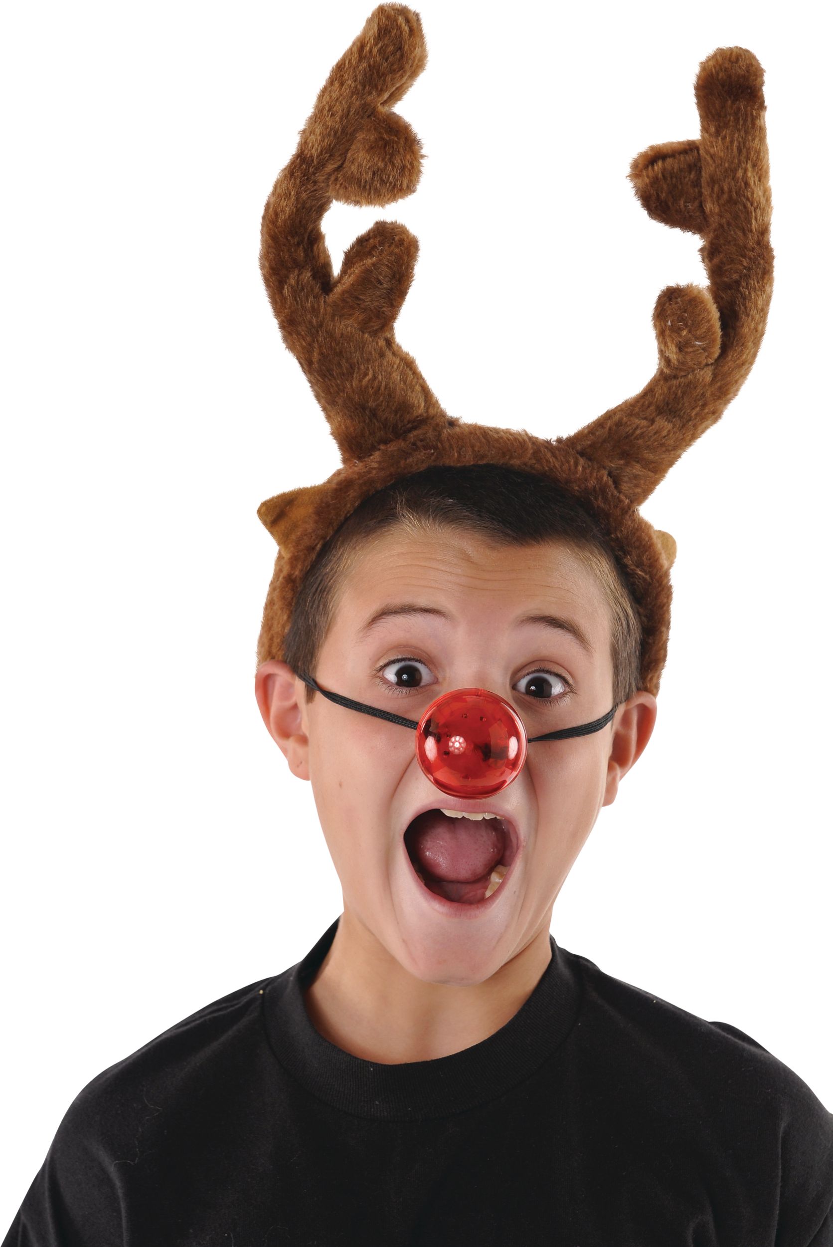 Light-Up Reindeer Nose Front_Flat