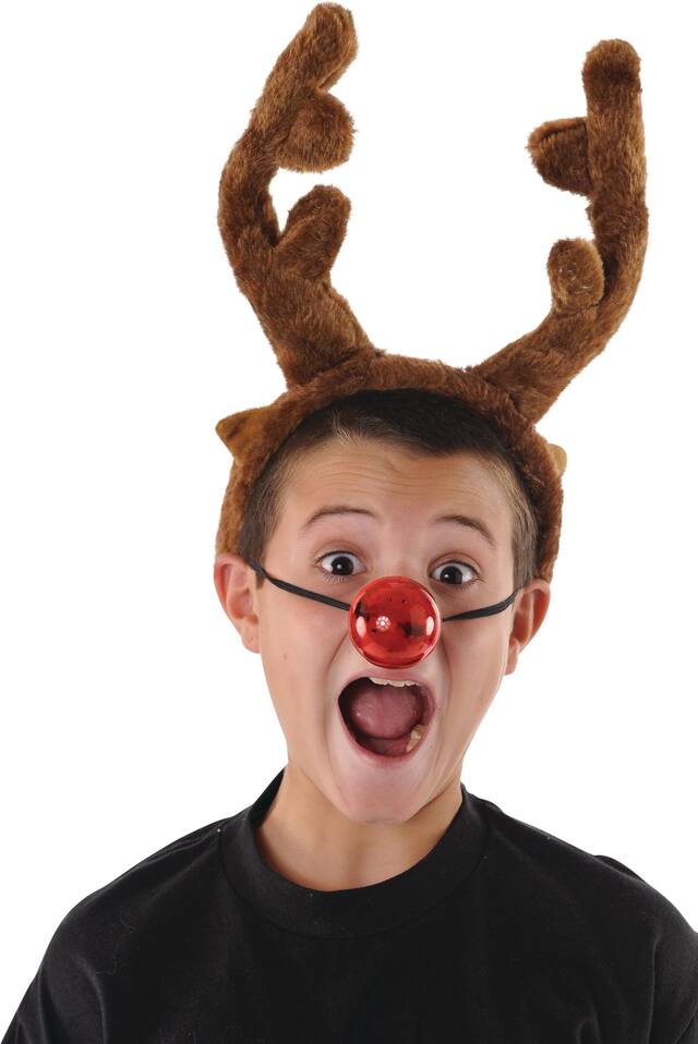 Light-Up Reindeer Nose Front_Flat