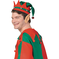 Adult Latex Elf Ears, Beige, One Size, for Christmas