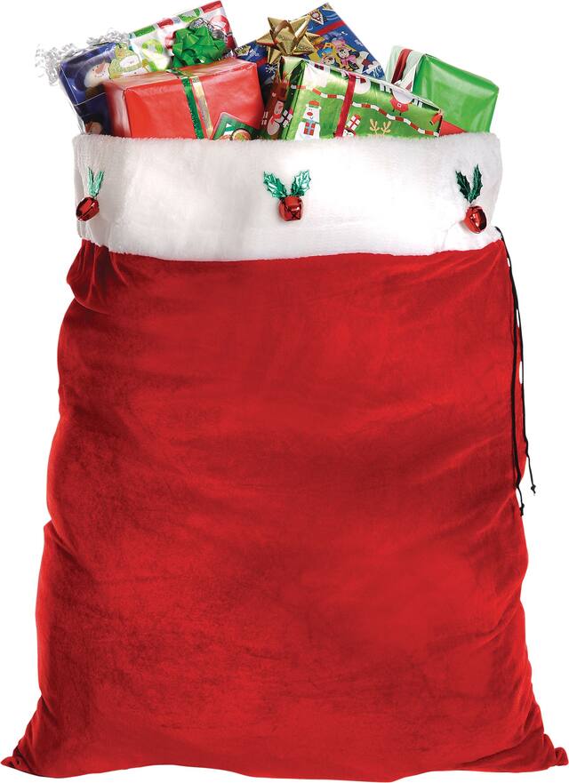 Santa Bag Front_Flat