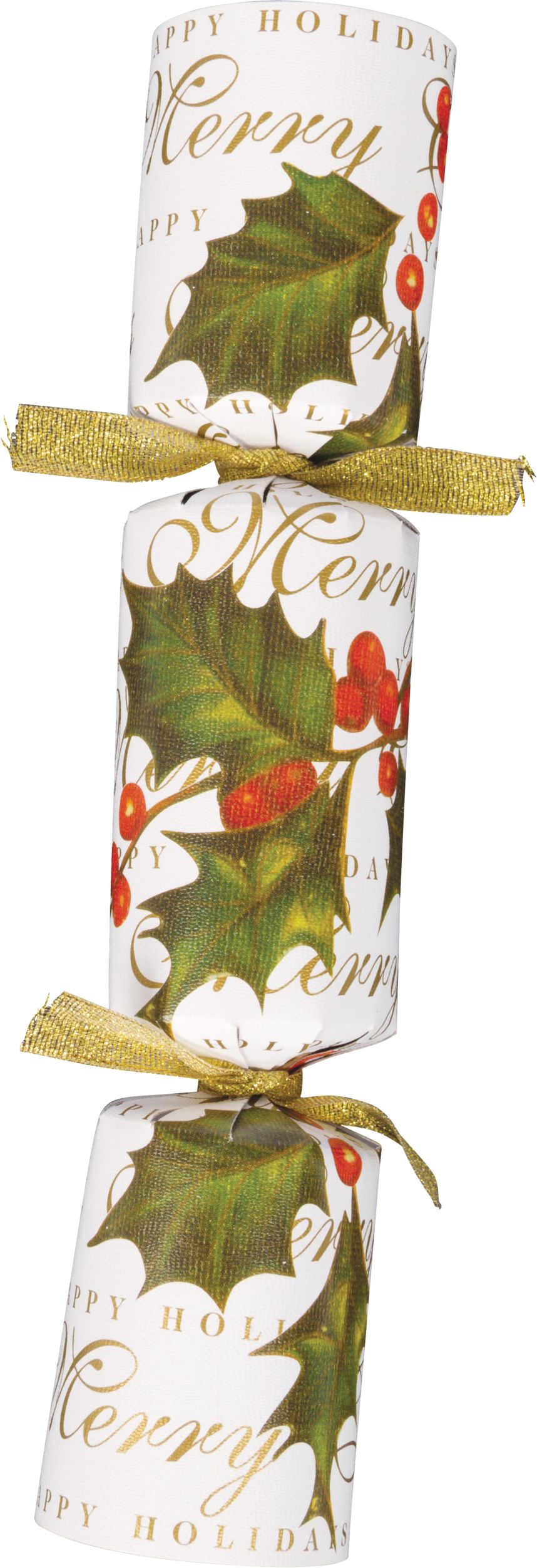 Holly Christmas Crackers, 8-pk Front_Flat