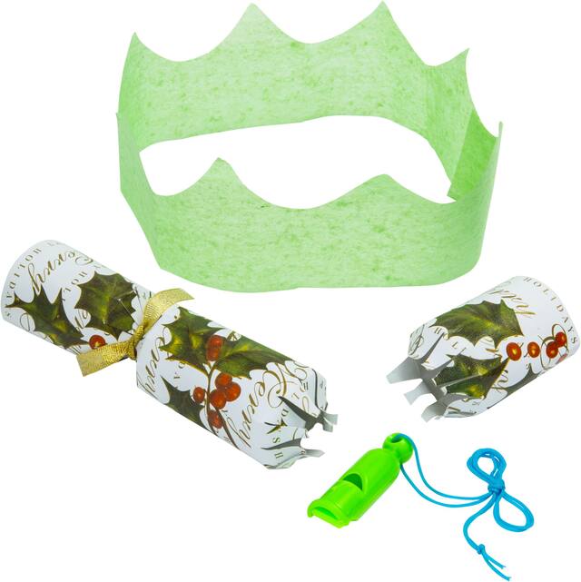 Holly Christmas Crackers, 8-pk Composite_or_Mixed