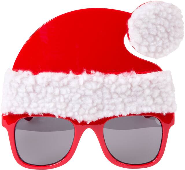 Santa Hat Sunglasses Front_Flat