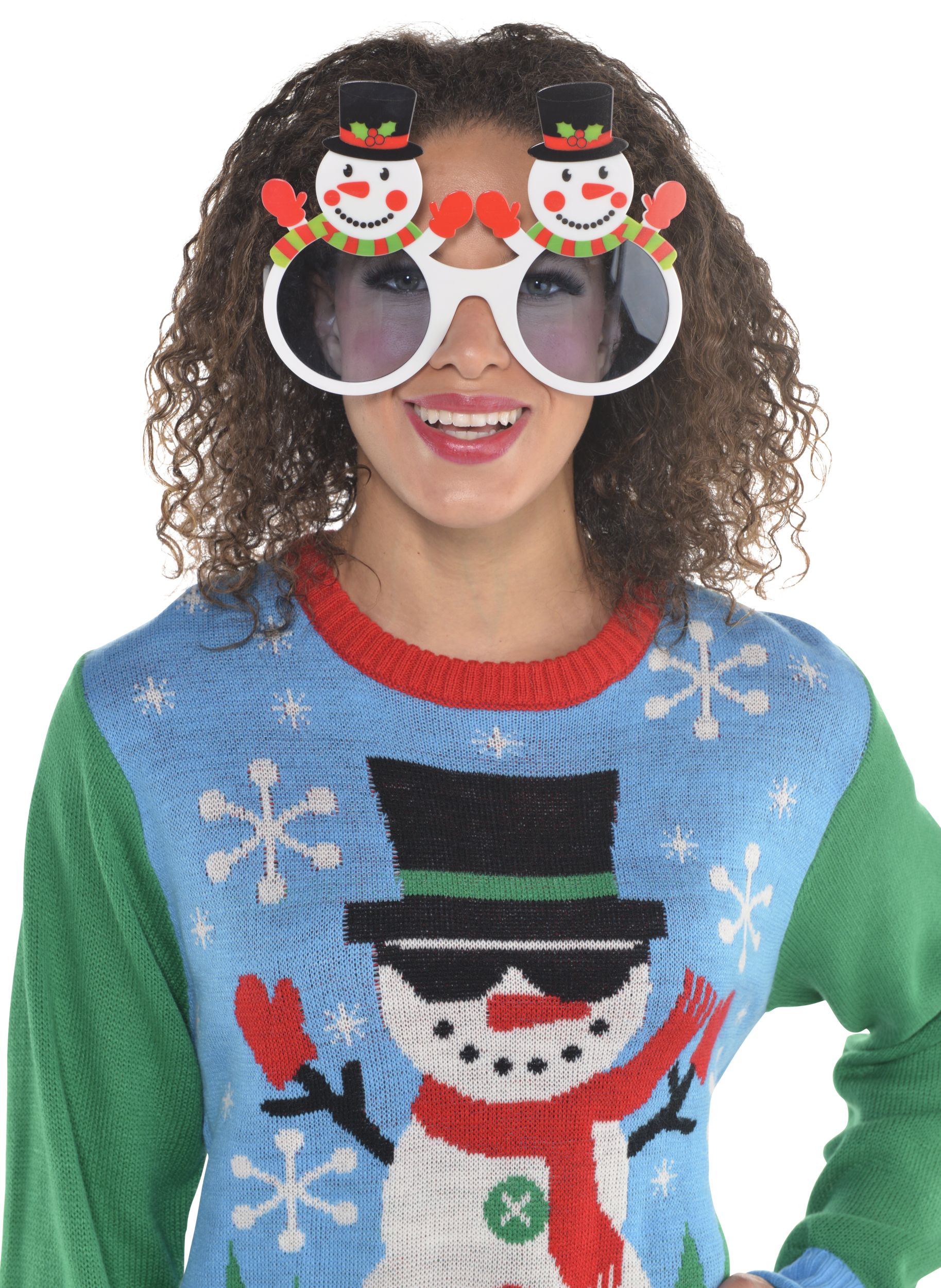 Lunettes de soleil bonhomme de neige Front_Flat