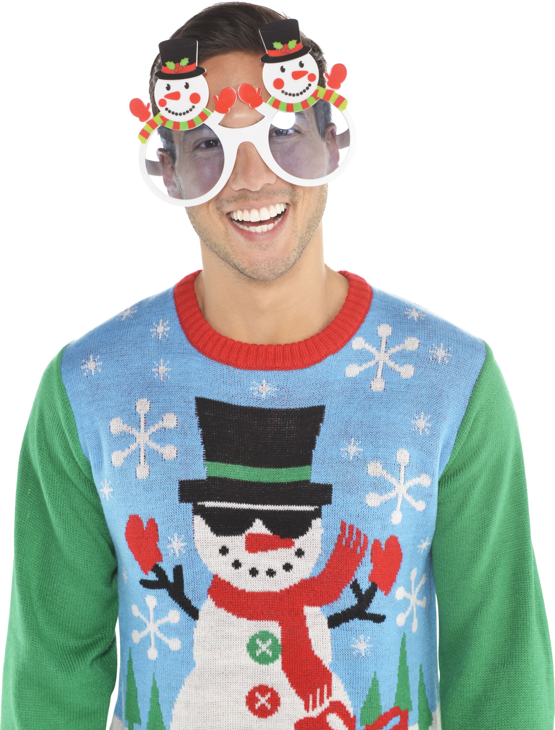 Lunettes de soleil bonhomme de neige Front_Flat