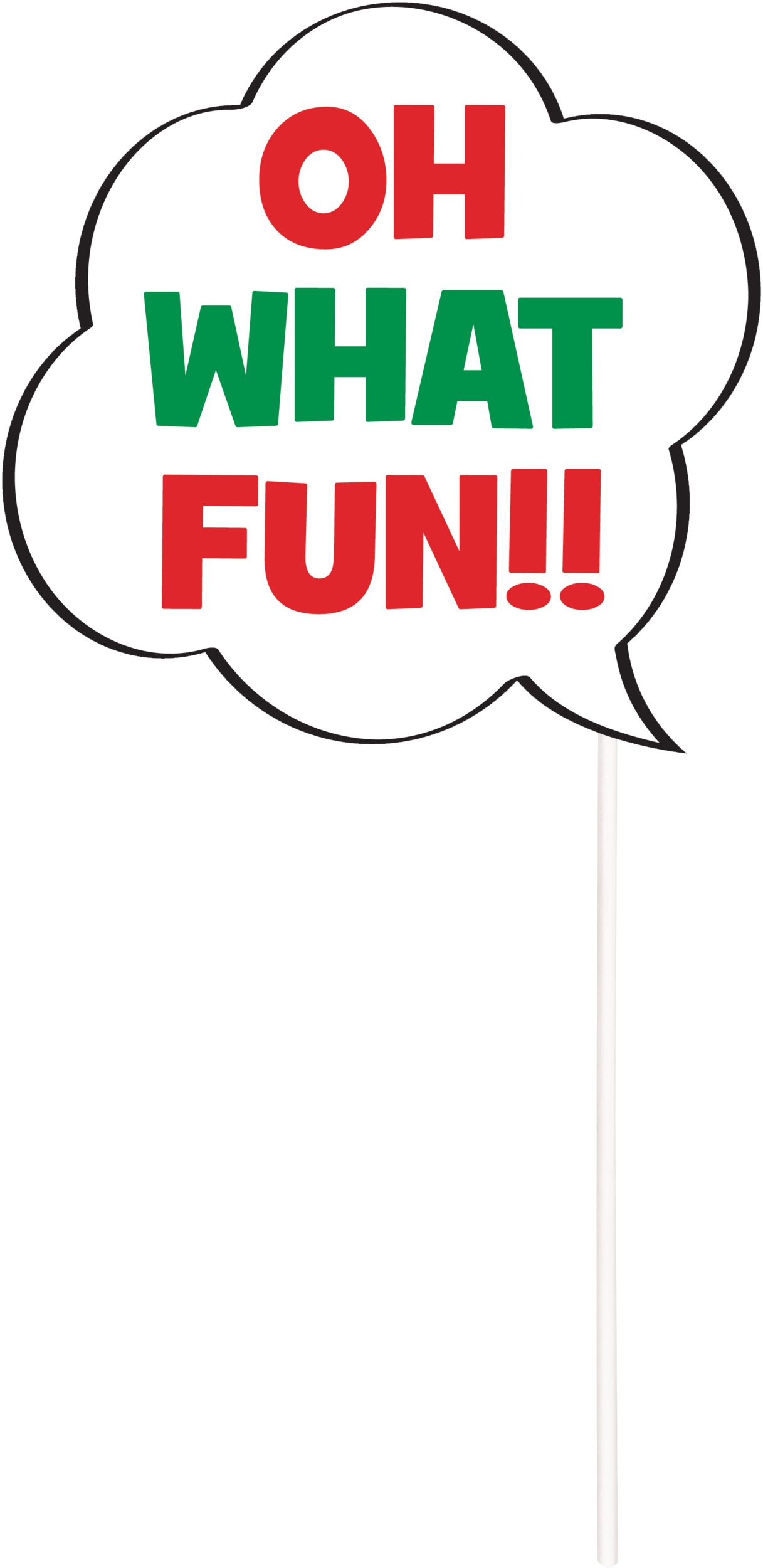 Christmas Photo Booth Props, 21-pc Front_Flat