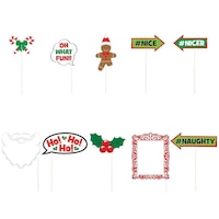 Christmas Photo Booth Props, 21-pc Front_Flat