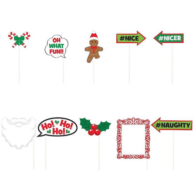 Christmas Photo Booth Props, 21pc Party City