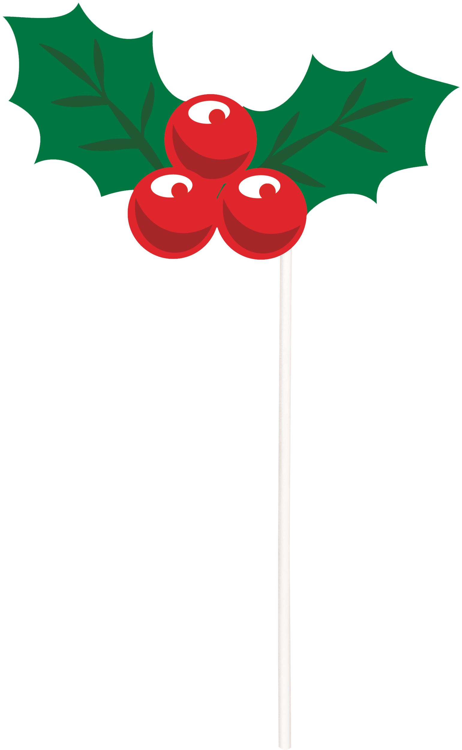 Christmas Photo Booth Props, 21-pc Front_Flat