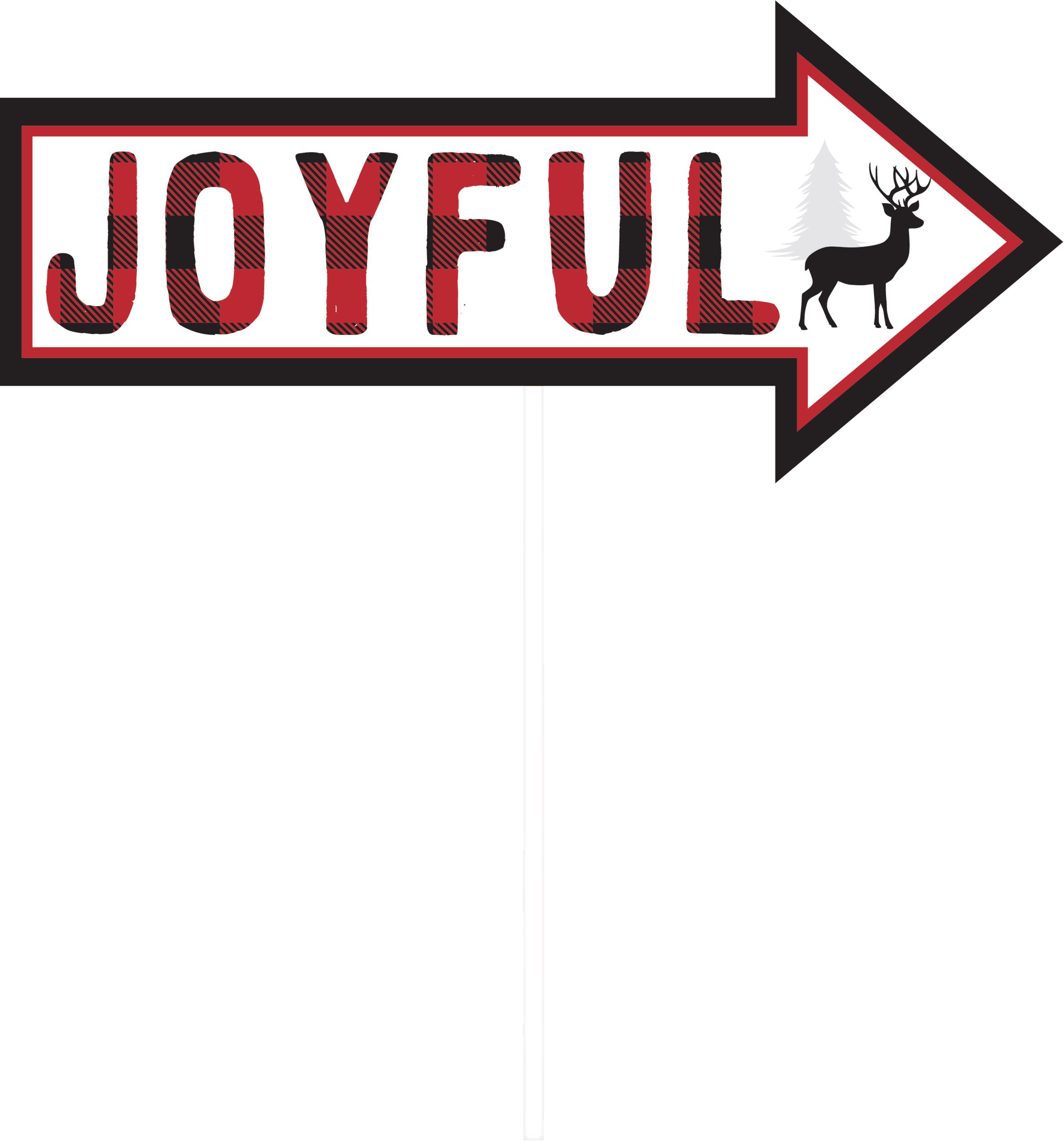 Cozy Christmas Scene Setter with Photo Booth Props Front_Flat