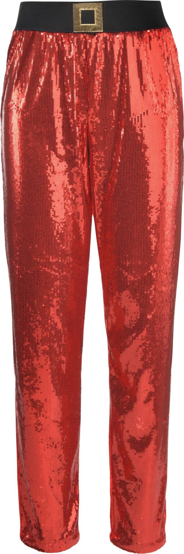 Sequin Santa Adult Pants Front_Flat