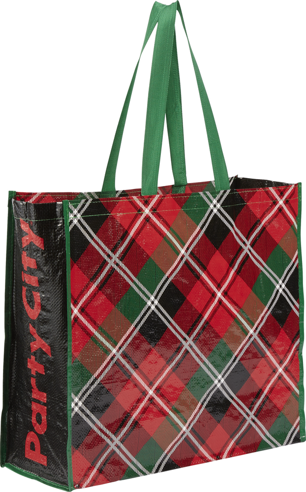 Plaid tote bag store