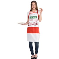 Official Cookie Taster Adult Apron Front_Flat