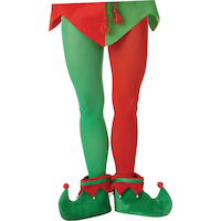 Elf Adult Tights Front_Flat