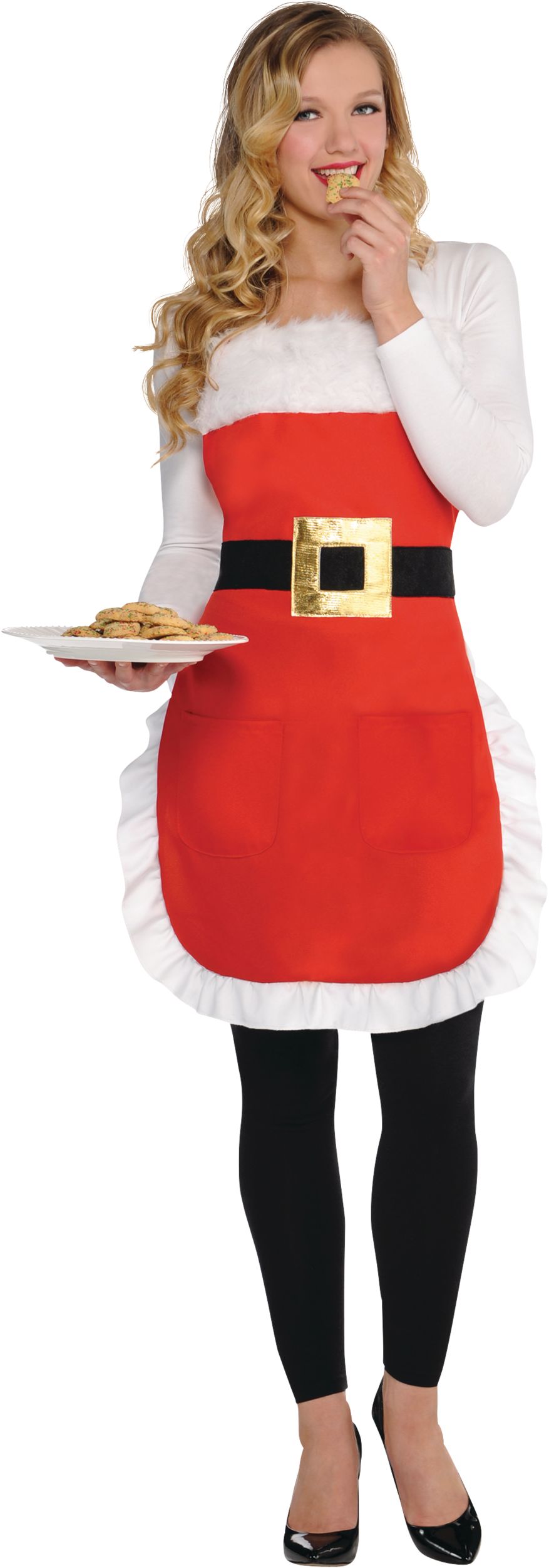 Santa Apron Front_Flat