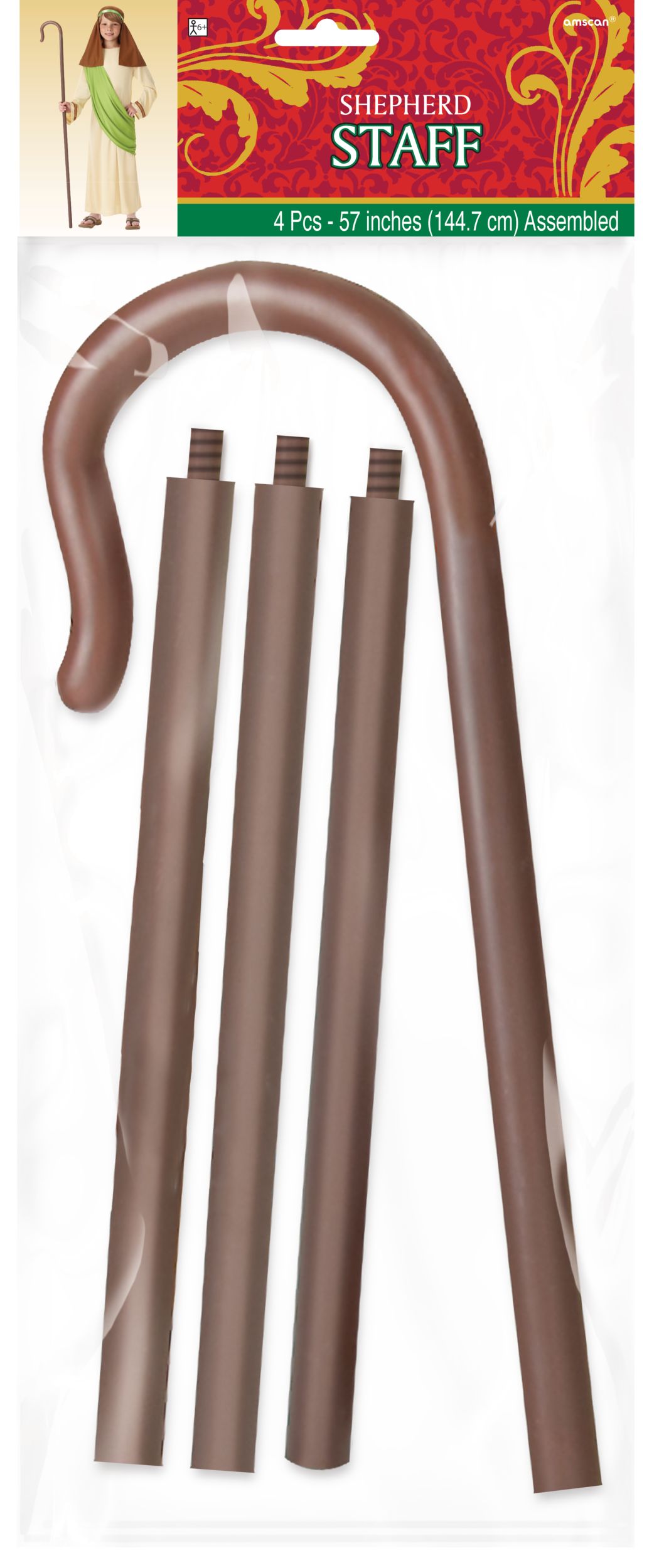 Brown Shepherd Staff Front_Flat