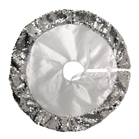 Silver Sequin Tree Skirt