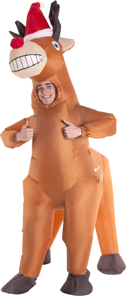 Adult Inflatable Christmas Reindeer Costume