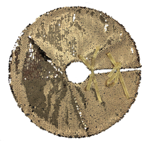 Magic Swipe Gold  Silver Tree Skirt