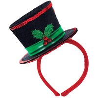 Fashion Diva Christmas Headband Front_Flat