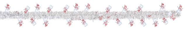 Snowman Boa Garland Front_Flat