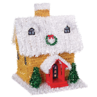 Maison en pain d'épice en guirlandes Front_Angled_Right