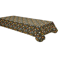 Halloween Friends Flannel-Backed Vinyl Tablecloth Front_Angled_Right