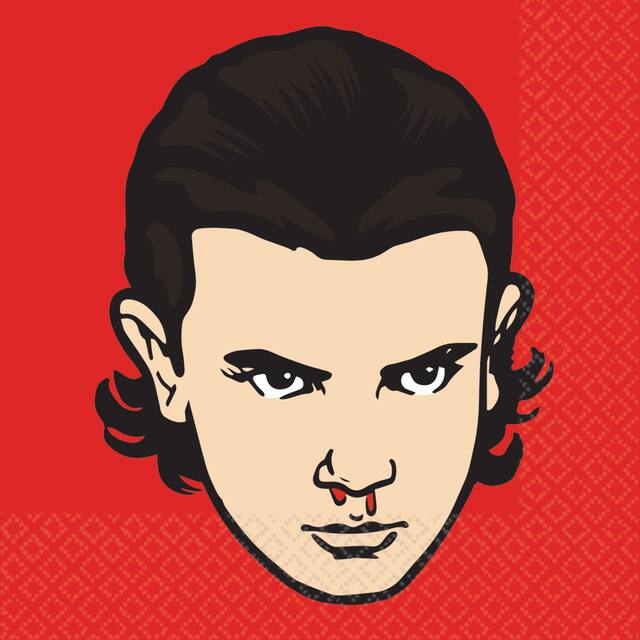 Serviettes à boisson Stranger Things, paq. 16 Overhead_Flat