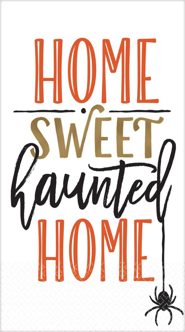 Haunted Home Guest Towels, 16-pk Front_Flat