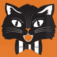 Hallows' Eve Beverage Napkins, 36-pk Overhead_Flat