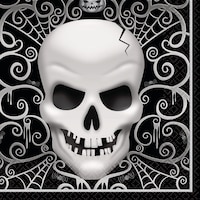 Serviettes de table pour soirée d'épouvante, paq. 36 Front_Flat