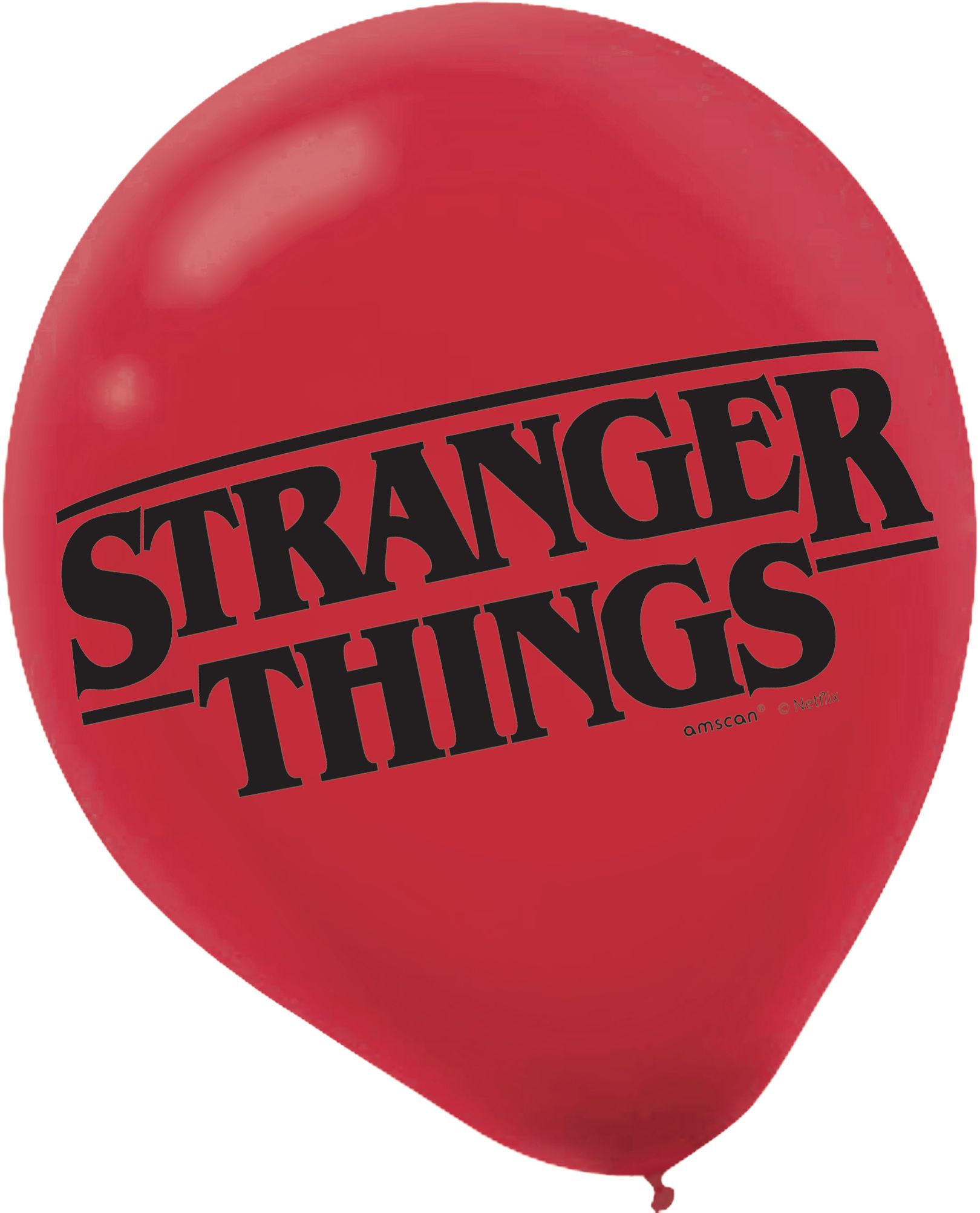 Stranger Things Balloons, 6-pc Front_Flat