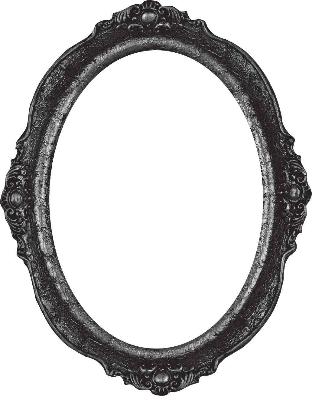 Frame and Picture Cutouts, Black/White, 9-in, 30-pk, Indoor Decoration for Halloween Front_Flat