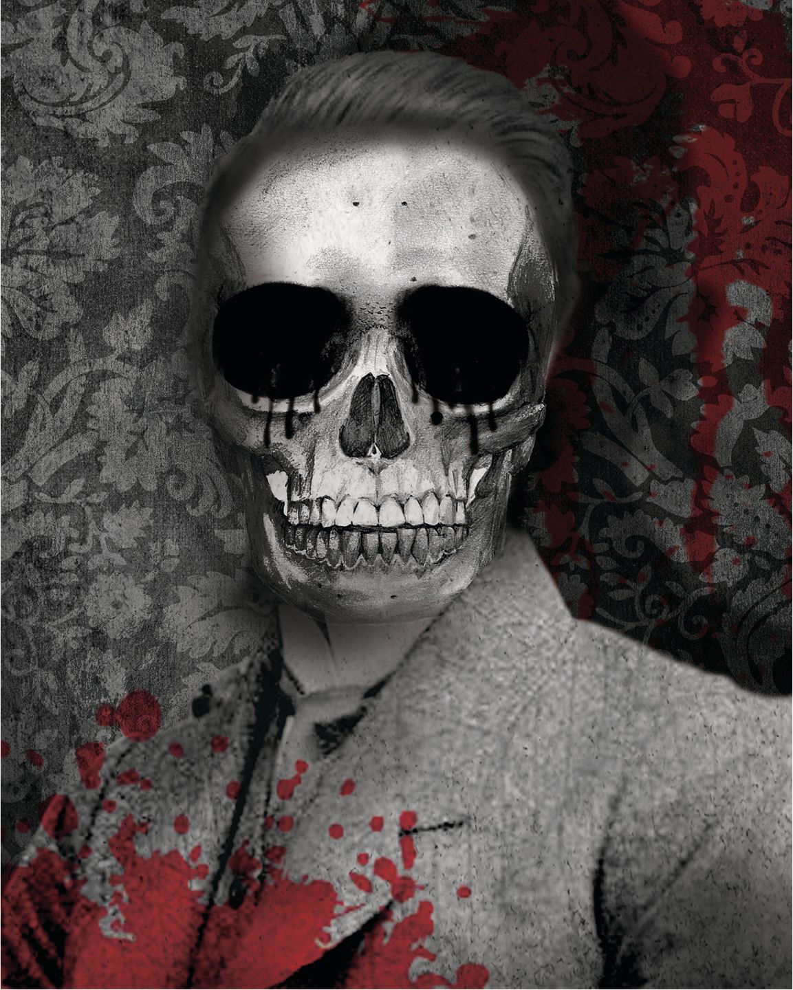 Frame and Picture Cutouts, Black/White, 9-in, 30-pk, Indoor Decoration for Halloween Front_Flat