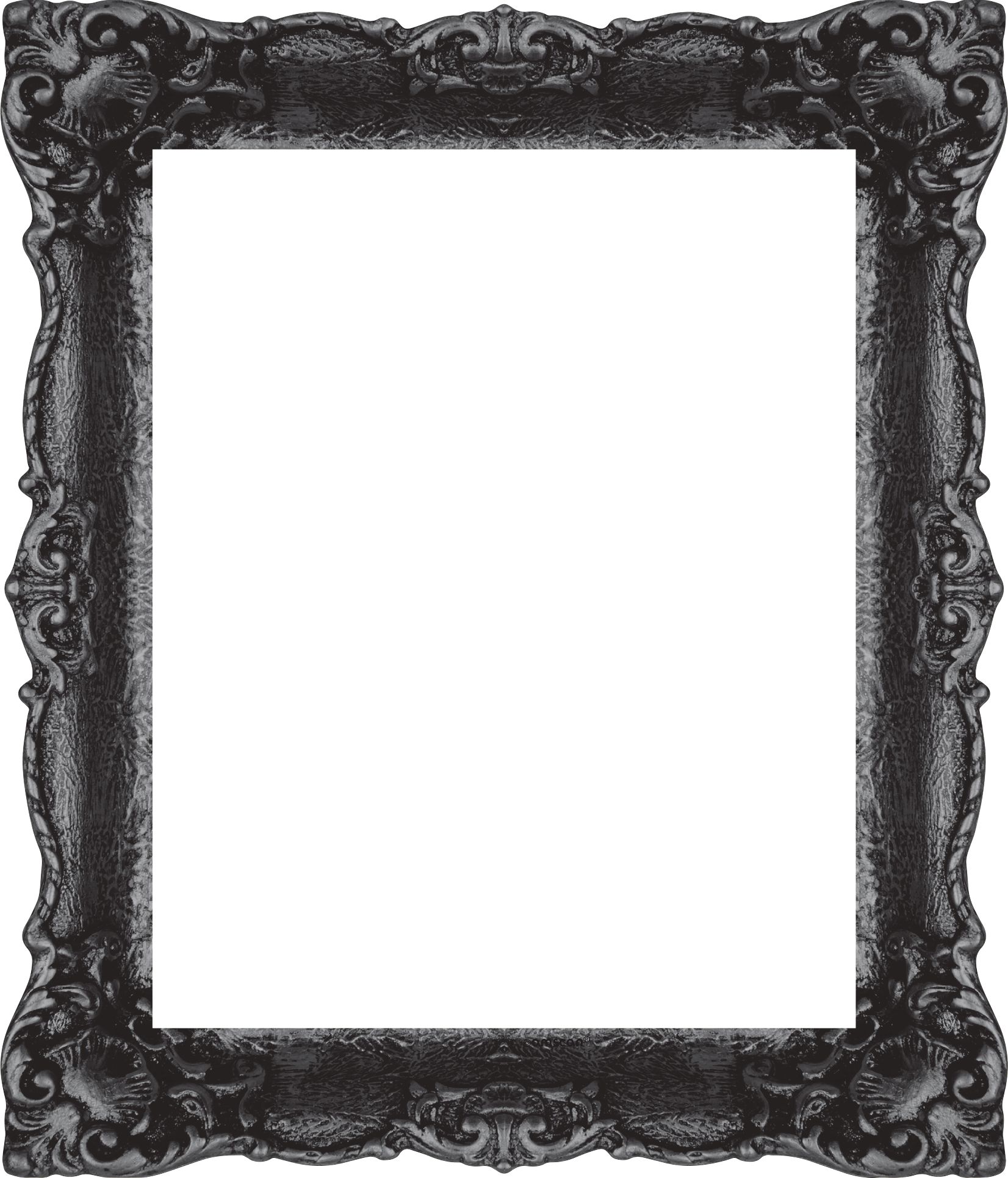 Frame and Picture Cutouts, Black/White, 9-in, 30-pk, Indoor Decoration for Halloween Front_Flat