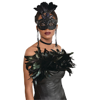 Fantasy Feather Collar Front_Angled_Right