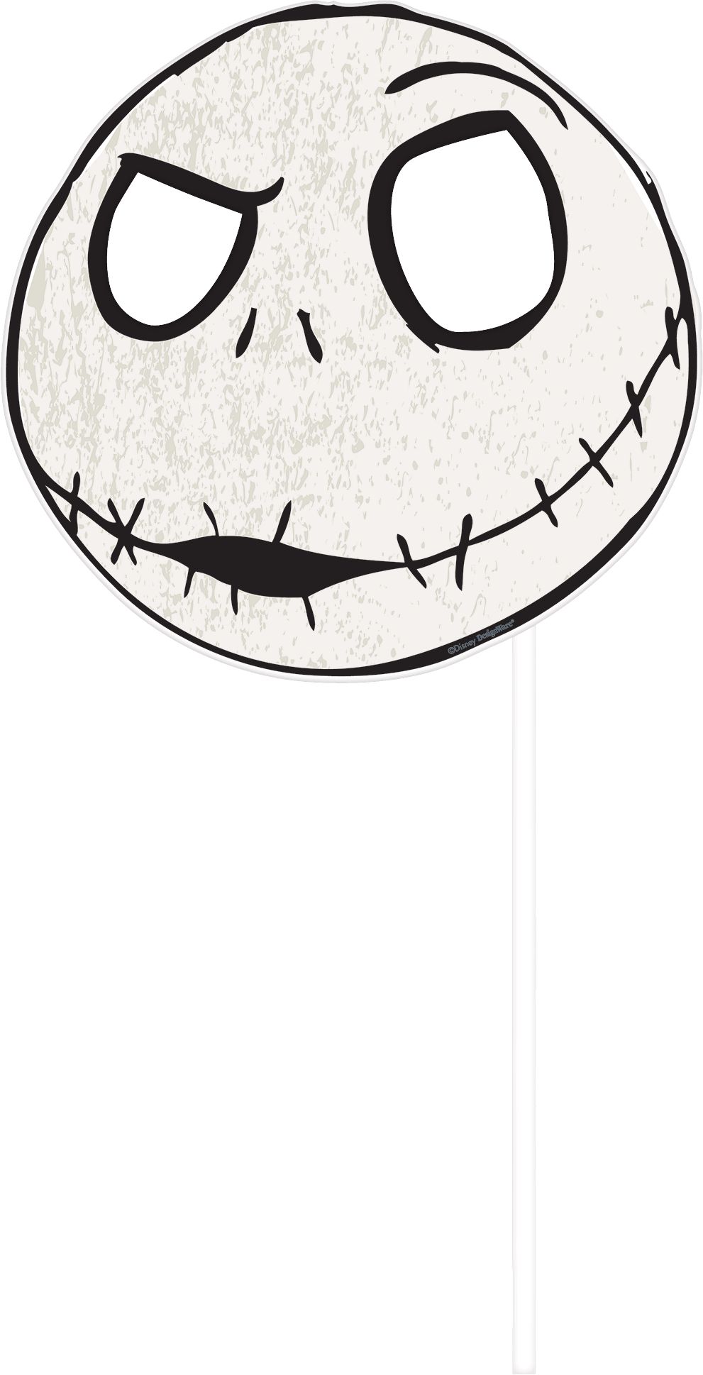 Décor mural Jack Skellington et Sally Everyday is Halloween, Disney L'Étrange Noël de monsieur Jack, noir/blanc, 65 po, paq. 17, décorations d'intérieur pour l'Halloween Front_Flat