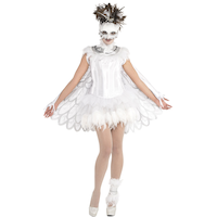 White Feather Collar Front_Flat