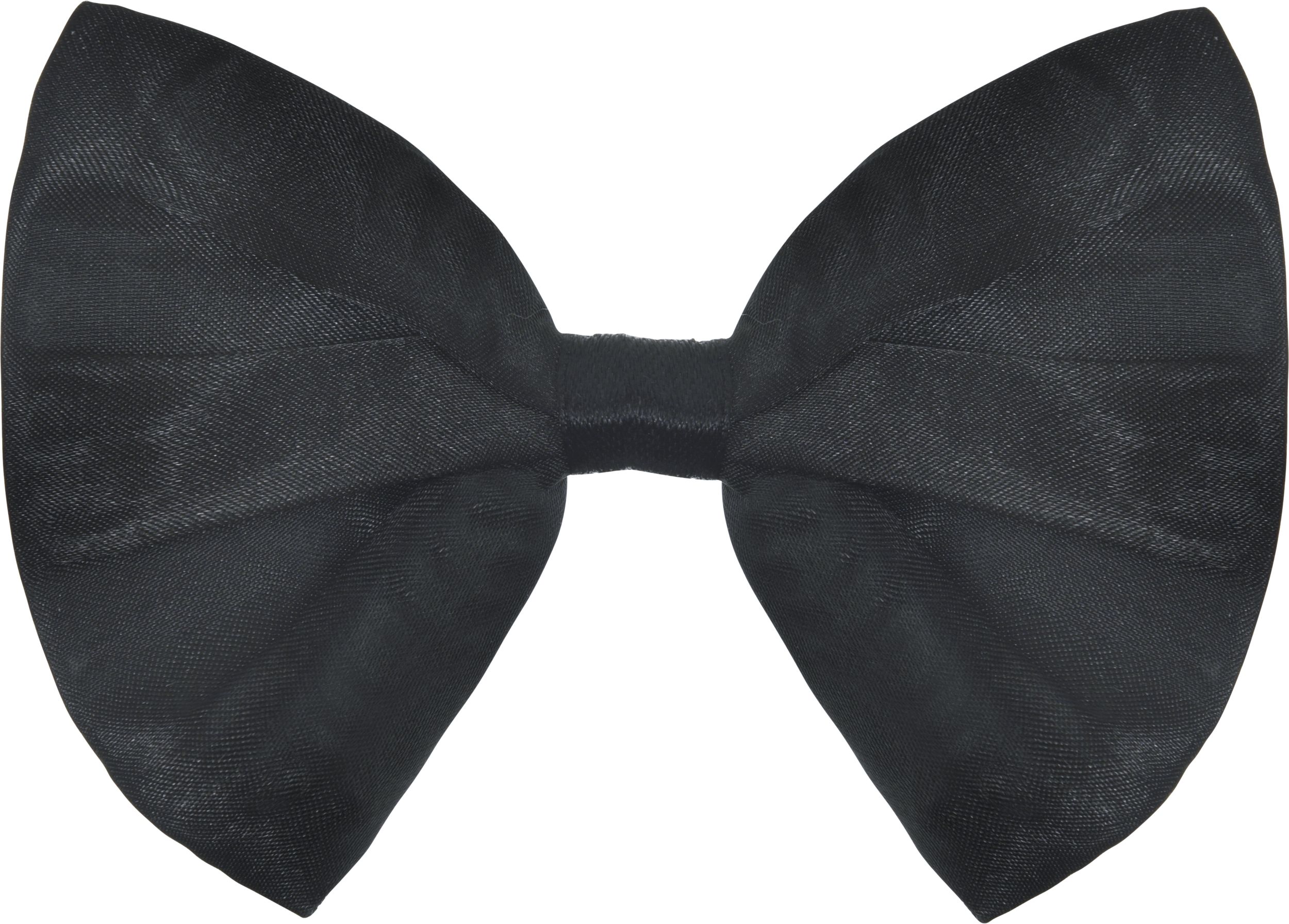 Classic Black Bow Tie Front_Flat