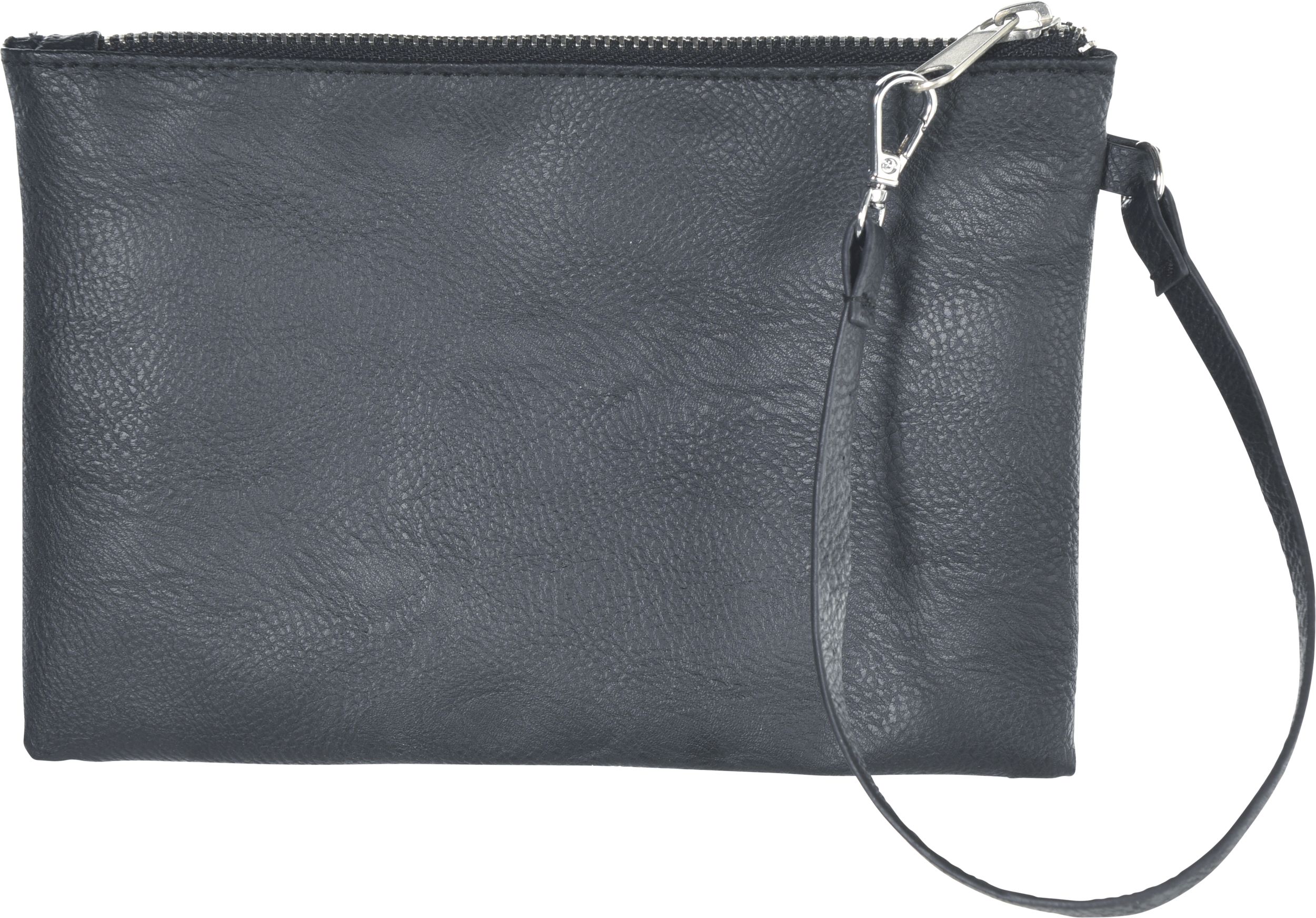 Black Wristlet Purse Front_Flat