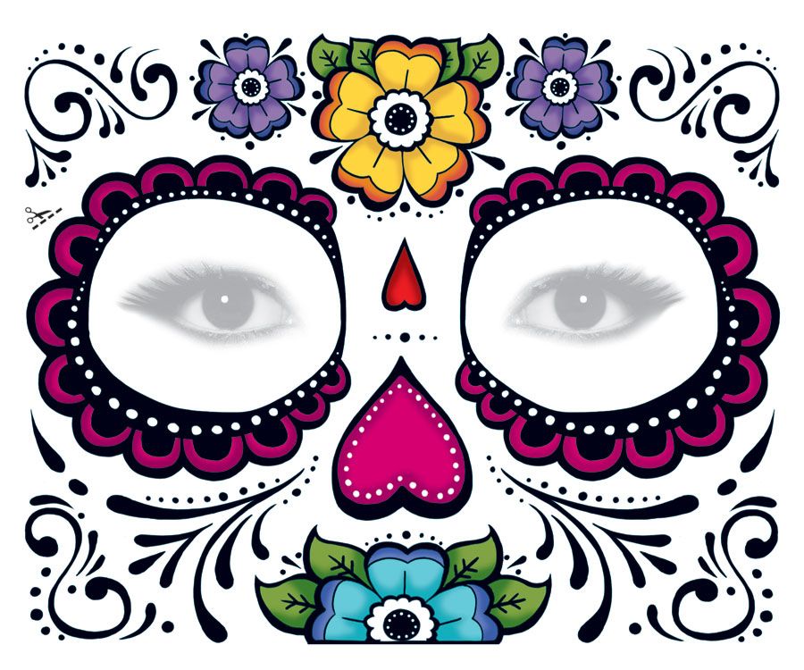 Tatouages du Jour de la mort, 2&nbsp;pièces Front_Flat
