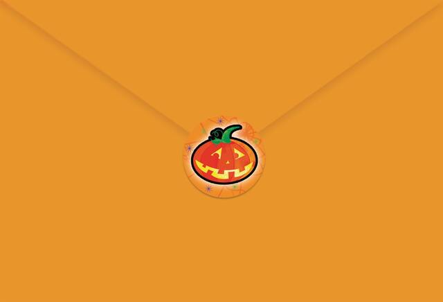 Scared Silly Halloween Invitations, 20-pk Front_Flat